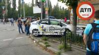 В Киеве масштабное ДТП с участием автомобиля полиции