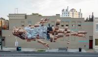 Американский художник создает уникальные картины просто на стенах зданий