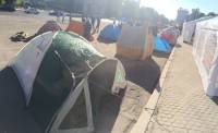 В центре Кишенева растет настоящий «Майдан». Количество палаток увеличивается с каждым часом