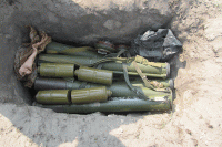 На Луганщине обнаружен арсенал боеприпасов
