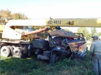 На Волыни автокран врезался в микроавтобус. Пострадали 8 человек