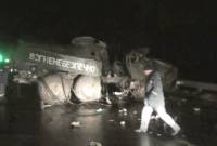 На Полтавщине столкнулись два грузовика. Погиб военный