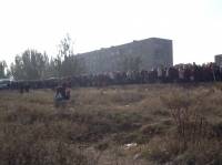 На блокпосту у Горловки образовалась огромная очередь желающих перейти из свободной «ресупблики» прямо в лапы к «карателям»