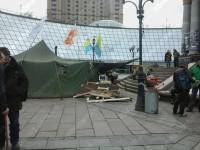 На Майдане осталась одна палатка и полтора десятка протестующих