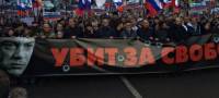 В России проходят шествия и митинги памяти Немцова