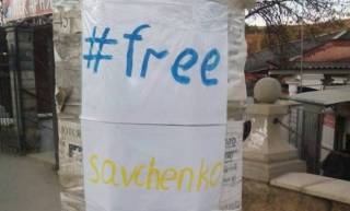 В Крыму прошли одиночные пикеты в поддержку Савченко