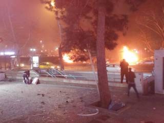 В центре Анкары прогремел мощный взрыв