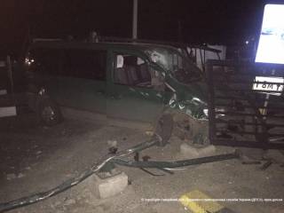 На Одесщине пьяный водитель на большой скорости снес часть пограничного пункта пропуска