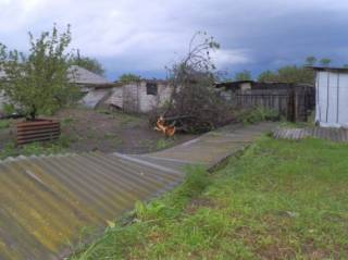 На Луганщине ураган разрушил более 20 домов