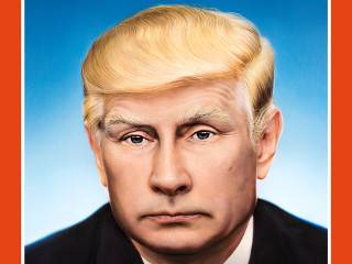 «Сколько Путина в Трампе?» Влиятельный журнал объединил двух президентов на одной обложке