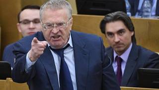 Жириновский в Госдуме пообещал расстреливать и вешать «единороссов»