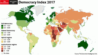 Украина попала в категорию «гибридных режимов» в рейтинге демократии