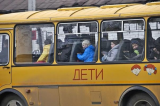 В Кемеровской области загорелся автобус с детьми