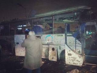 В Египте взорвали автобус с туристами