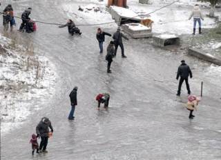 В Киеве подсчитали «жертв гололеда» в рождественские дни