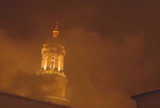 В УПЦ говорят, что перед пожаром в Лавре туда проник неизвестный