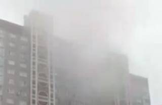На Троещине в Киеве горел 18-этажный дом