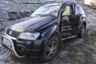 В ДТП на Броварском проспекте попали сразу семь автомобилей. В Сети появилось видео