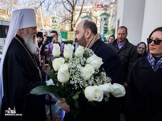 Одесский митрополит УПЦ поздравил греческого Генконсула с Днем независимости