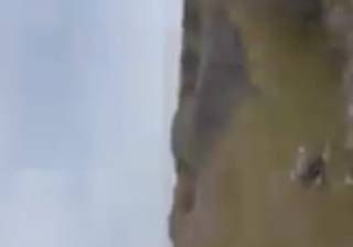 Британец упал со скалы и снял это на видео