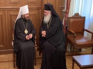 В РПЦ подняли «украинский вопрос» лично перед Предстоятелем Элладской Церкви
