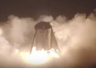 Илон Маск показал видео взлета и посадки будущего межпланетного корабля