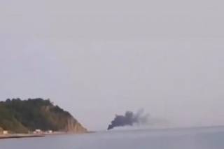 В Черном море при пожаре затонуло рыболовецкое судно