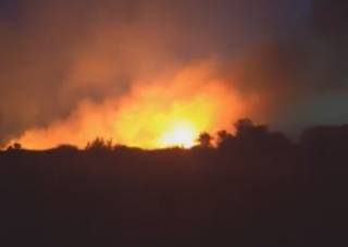 Масштабный пожар под Полтавой: загорелись торфяники