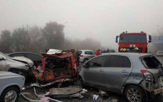 На Одесской трассе произошло очередное крупное ДТП: столкнулись 11 машин