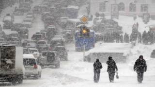 Жителей Киева предупредили о затяжном снегопаде