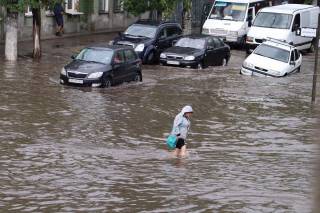 Один из самых популярных украинских курортов затопил сильный ливень