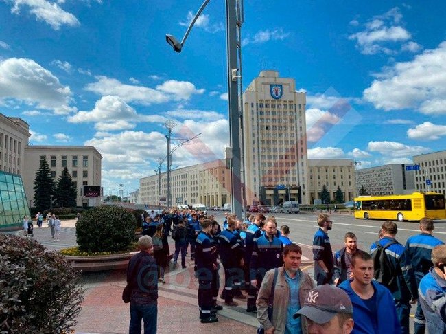 Забастовка в Беларуси