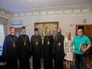 Управделами УПЦ встретился с митрополитом Антиохийской Церкви