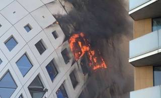 В многострадальном Бейруте снова вспыхнул пожар