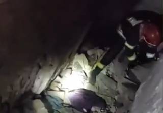 Появилось видео с места обрушения дома в Кривом Роге