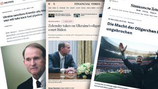 В иносми за 2 месяца вышло более 10 тыс. публикаций о незаконном закрытии каналов, санкциях и преследовании Медведчука