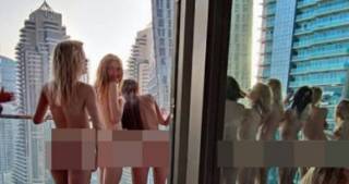 Участницы «голой» фотосессии в Дубае нарушают карантин в элитном столичном ресторане