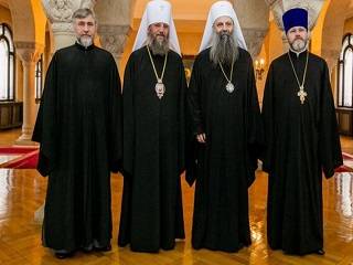 Сербская Церковь поддерживает каноническую УПЦ - встреча делегации УПЦ с Патриархом Порфирием