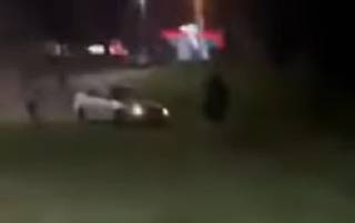 Появилось видео, как в Польше водитель устроил охоту на пешеходов