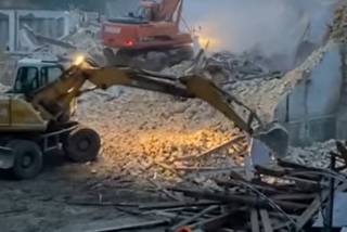 В центре Киева снесли еще одно историческое здание
