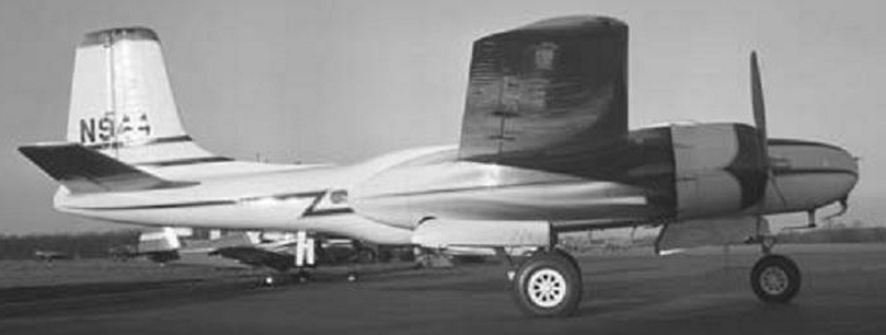 Бомбардировщик А-26 времен второй мировой войны оказался крайне востребованной гражданской машиной бизнес-класса