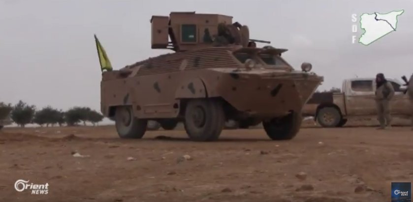 БРДМ-2, модернизированный курдами