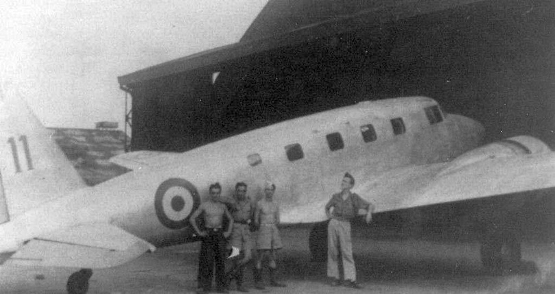 Ki-54 на авиабазе Tan Son Nhut, 1946 г.