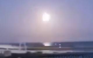 Опубликовано видео взрыва метеорита над популярным российским курортом