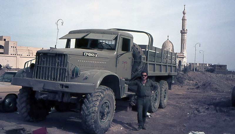 КрАЗ-214 с израильским армейским номером