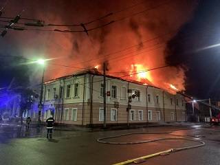 Житомирская епархия УПЦ просит помощи в ремонте здания после сильного пожара