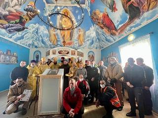 На Кировоградщине при исправительной колонии освятили новый храм УПЦ