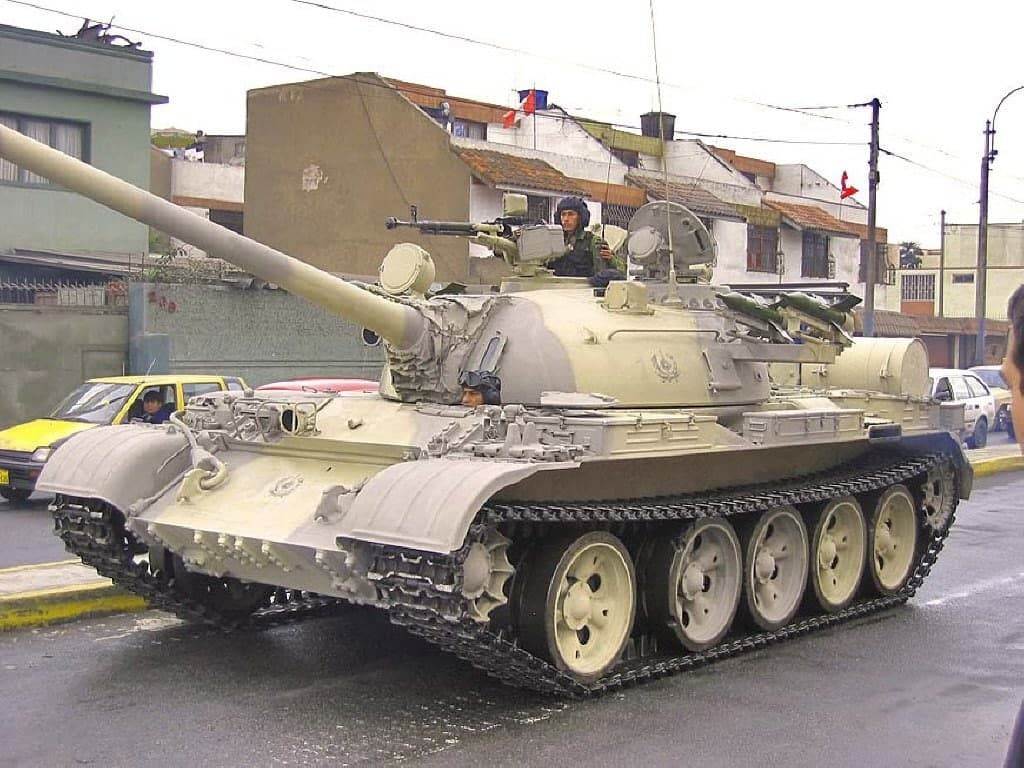 Перуанские Т-55 с ПТРК