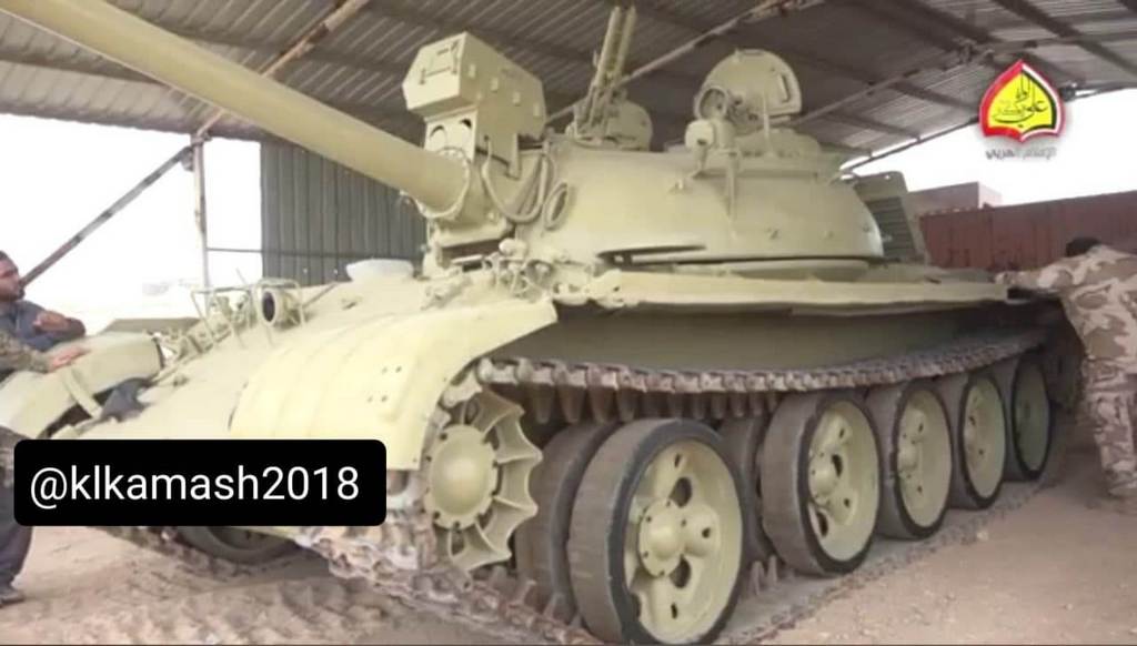 Модернизированный сирийский Т-55