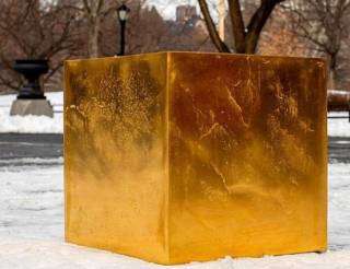 В одном из парков Нью-Йорка выставили… 186 килограммов чистого золота